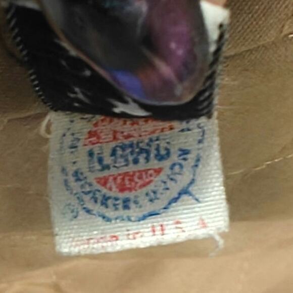 Vintage tan Faux Fur Coat made in USA sz M - Picture 6 of 6